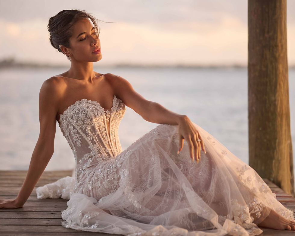 Νυφικό Maggie Sottero Benjie Royale σε εφαρμοστή γραμμή
