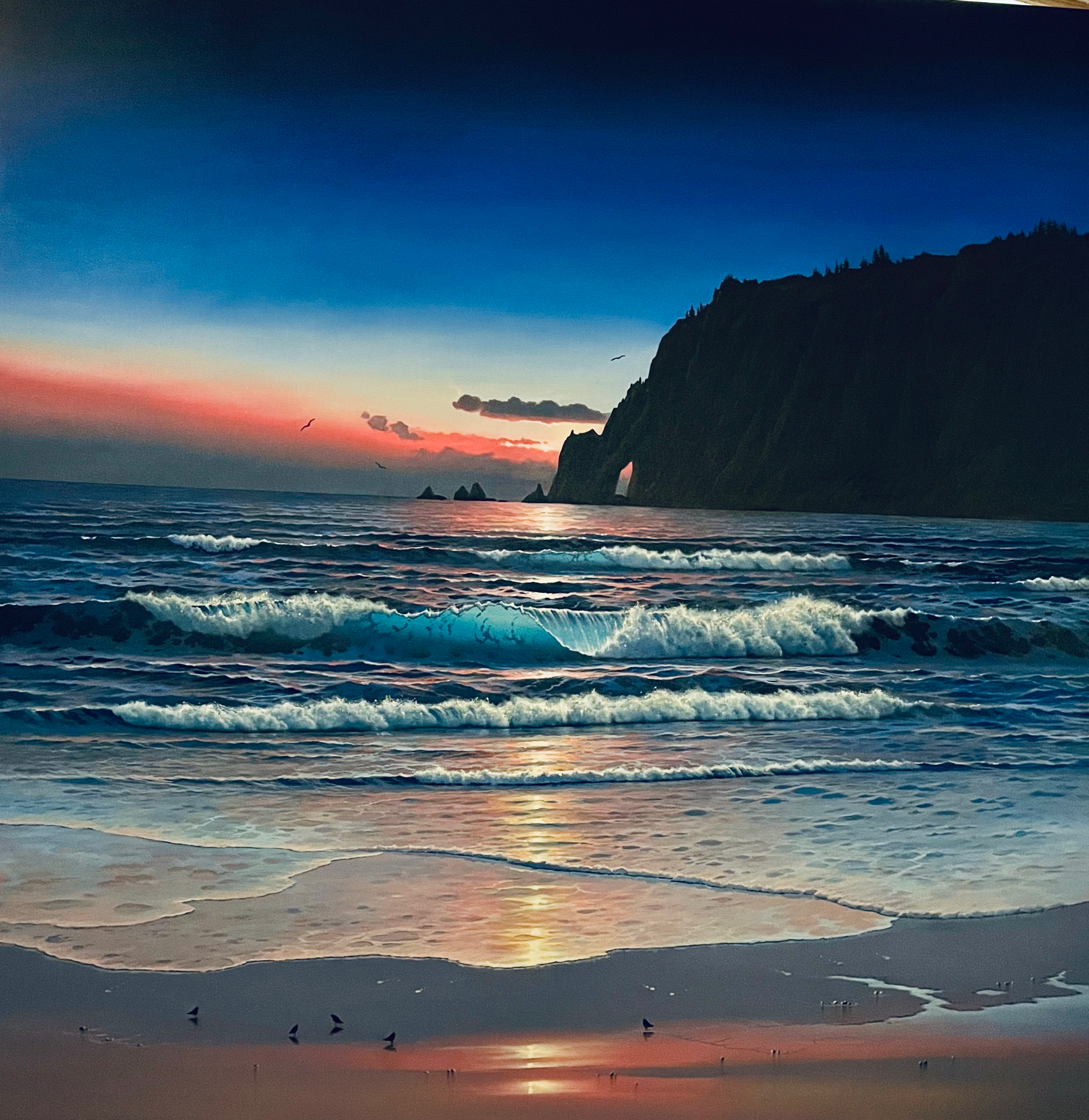 “Oregon Coast Sunset” by Larry Prellop