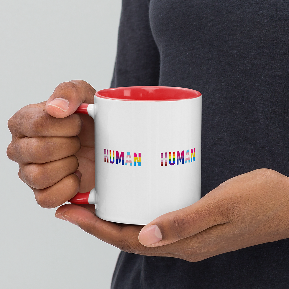 Thumbnail: "Unity Wrap" Human Ceramic Coffee Mug