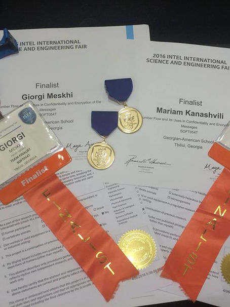 INTEL ISEF 2016 და ქართველი ფინალისტები