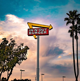 In N Out burger, clássico dos Estados Unidos