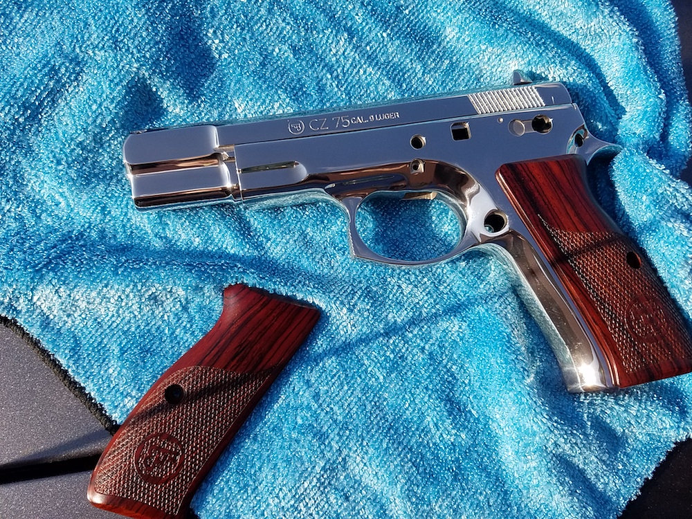 Patriot Gun Polishing Service Polished Bright Nickel CZ 75