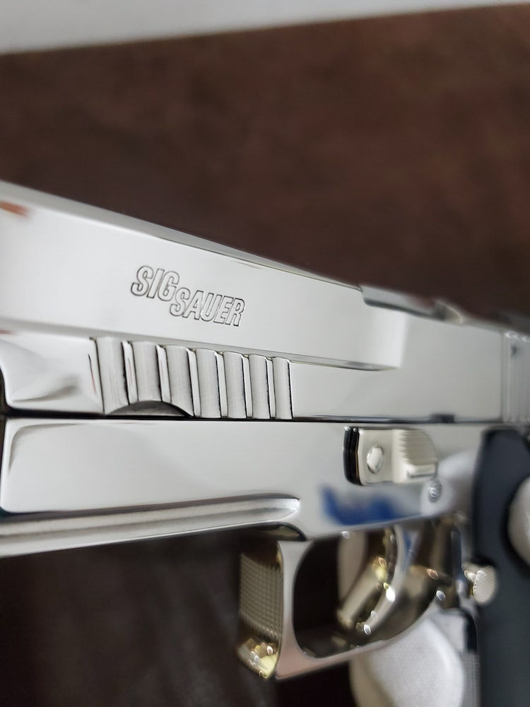 Mirror Polished Sig Sauer P220 Elite 10 mm