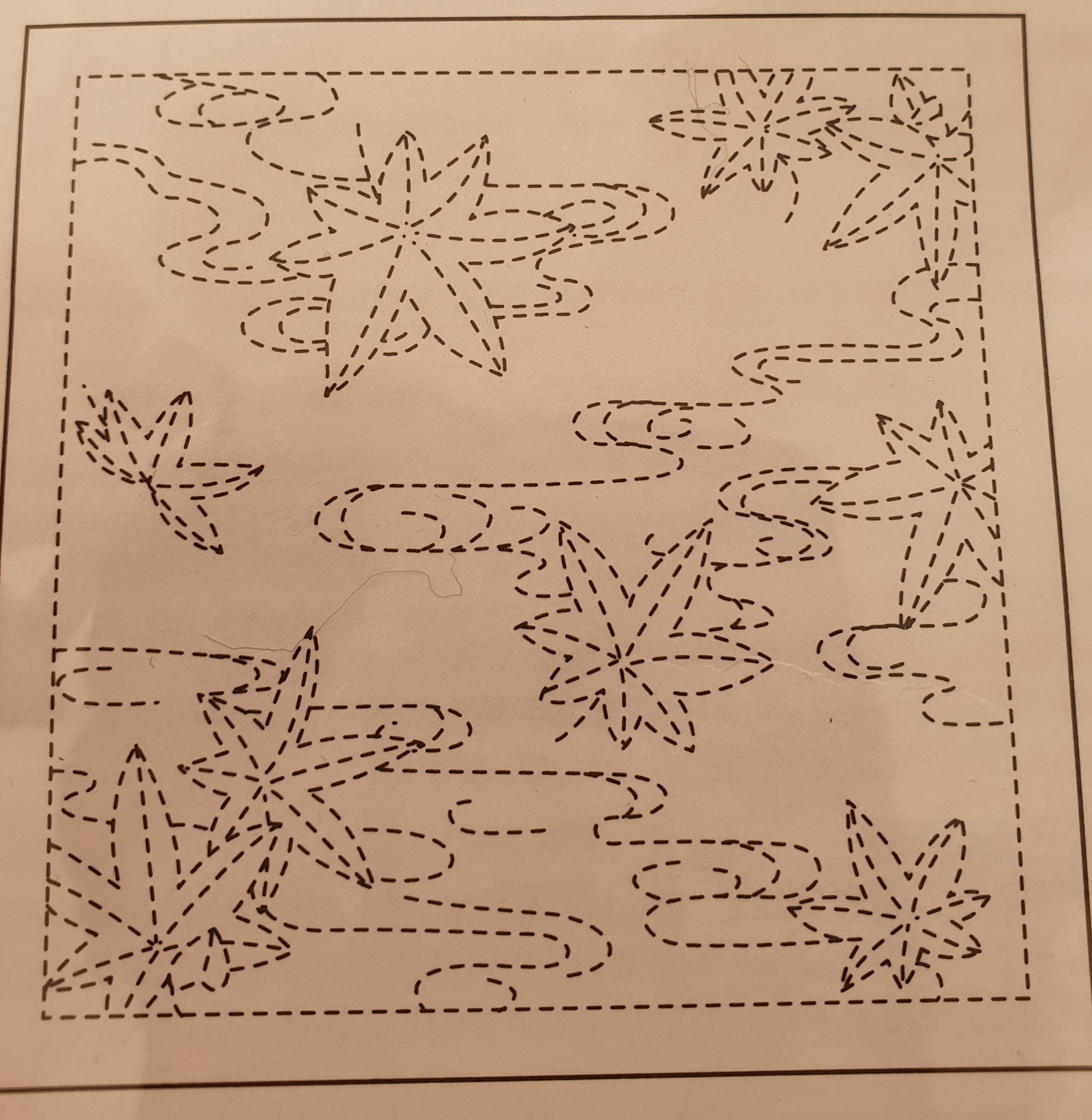 Sashiko sampler H 214