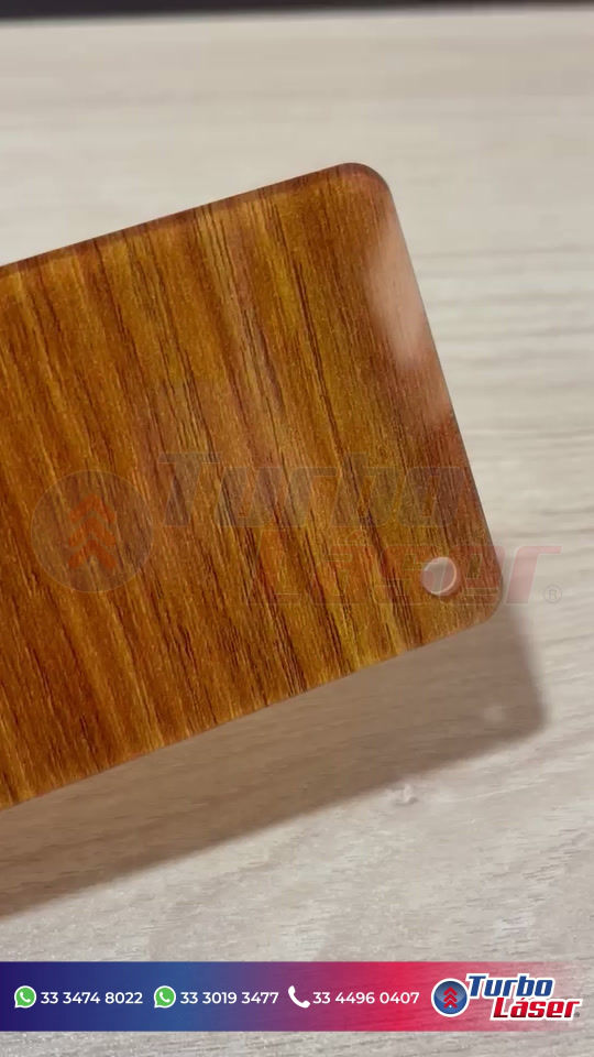 Miniatura: Acrílico Imitación Madera Lámina 1.25 m x 2.50 m 3 mm