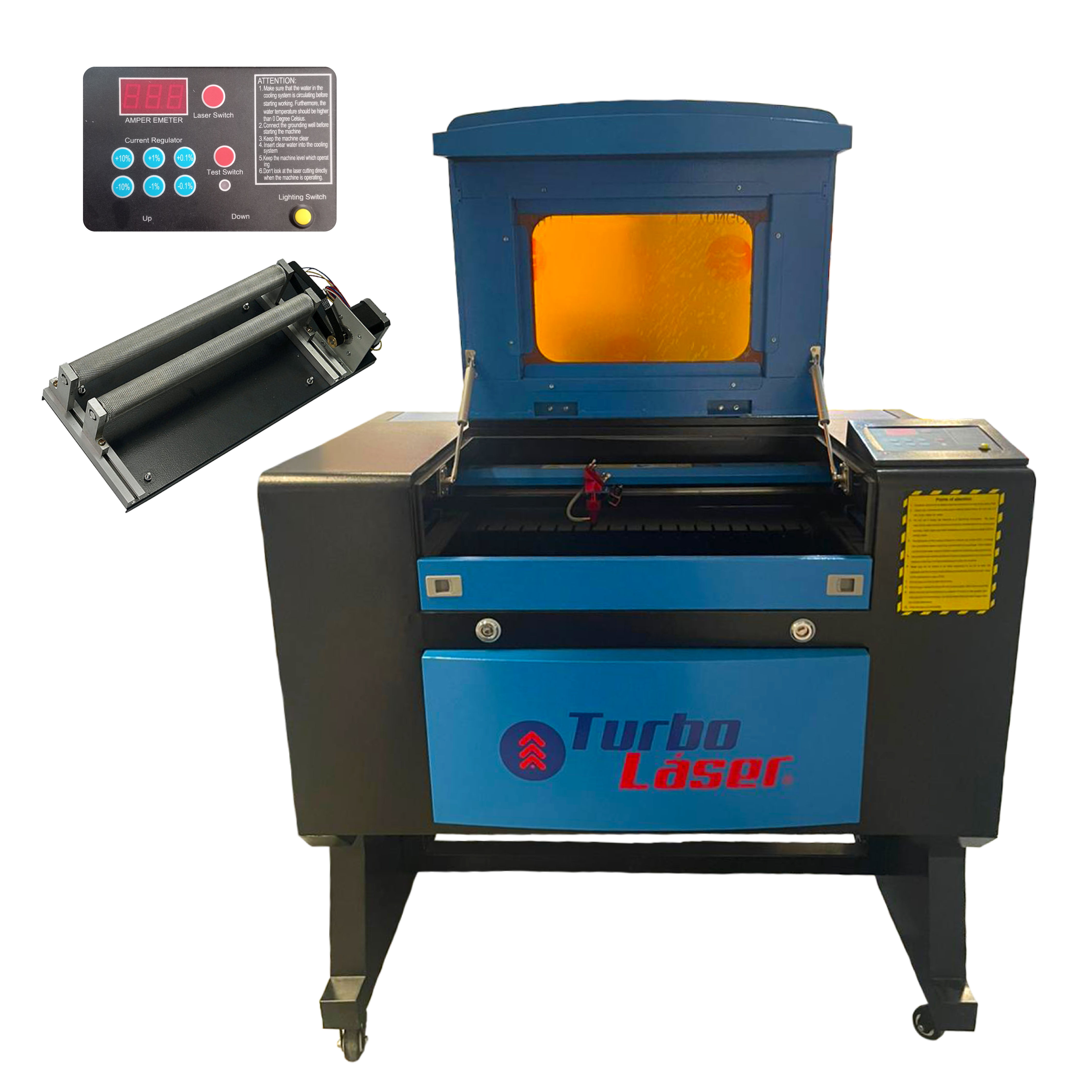 Máquina Laser Co2 50w 30X40Cm con rotativo