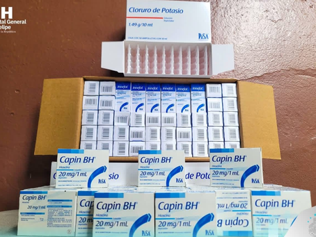 Hospital San Felipe se abastece con nuevo lote de medicamentos