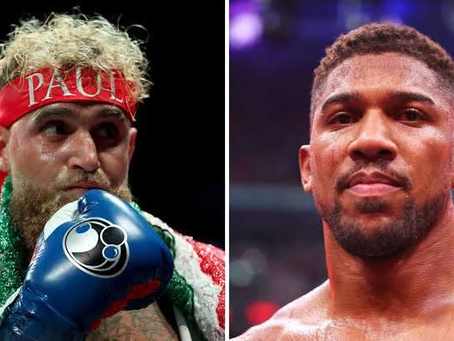 Jake Paul enfrentará al excampeón mundial de boxeo Anthony Joshua en diciembre