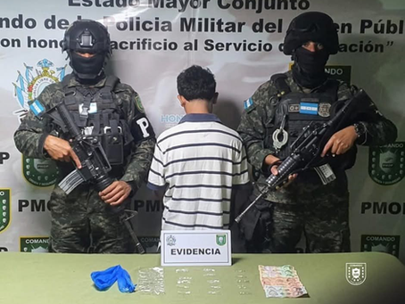 Capturan a supuesto integrante de estructura criminal en Comayagüela