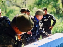 FF.AA. rinden tributo a soldado caído en cumplimiento del deber