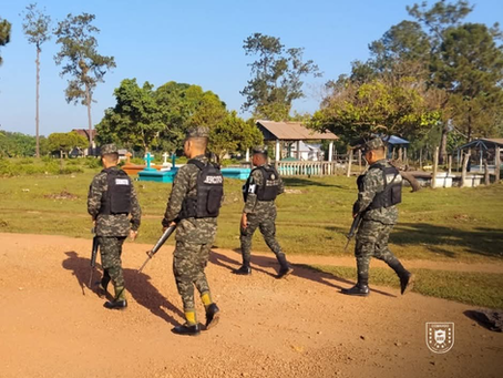 Patrullajes y control territorial en el municipio de Ahuas