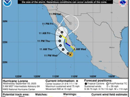 Tormenta tropical Lorena deja fuertes lluvias en México y el suroeste de EE. UU.