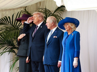 Trump inicia su visita de Estado al Reino Unido