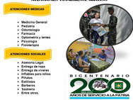 Las Fuerzas Armadas se preparan para una nueva jornada de salud y servicio social