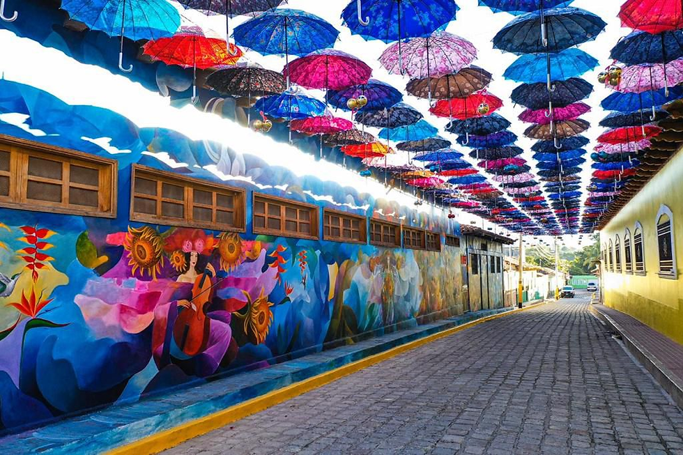 Cantarranas el pueblo de los murales y colores