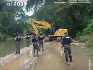 FF AA verifican legalidad de obras en el río El Pataste