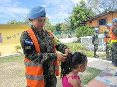 Misión solidaria beneficia a 52 menores en Las Mesas, Francisco Morazán