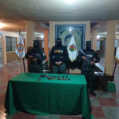 Golpe al crimen en Trojes: decomisan arma, municiones y cargadores en operativo nocturno