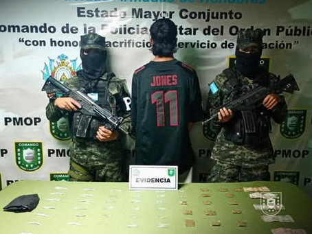 Detienen a Integrante de la MS-13 en Tegucigalpa