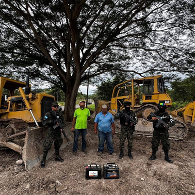 Inhabilitan maquinaria utilizada en actividades ilegales en Santa Bárbara
