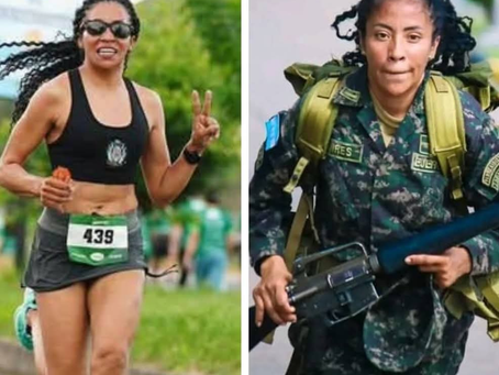 Subteniente Yesica Baires: orgullo femenino del atletismo militar