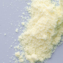 Coenzyme CoQ10, Scibel skin biomimetic ingredient, shown as orange powder