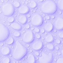 Squalene droplets on purple background