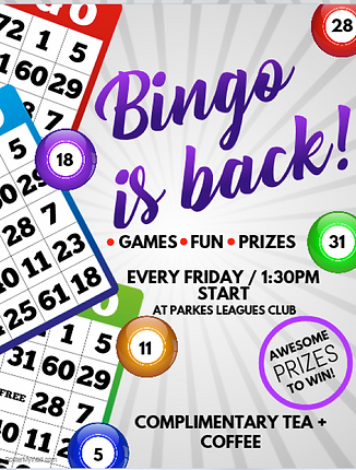 Parkes Bingo Game Event