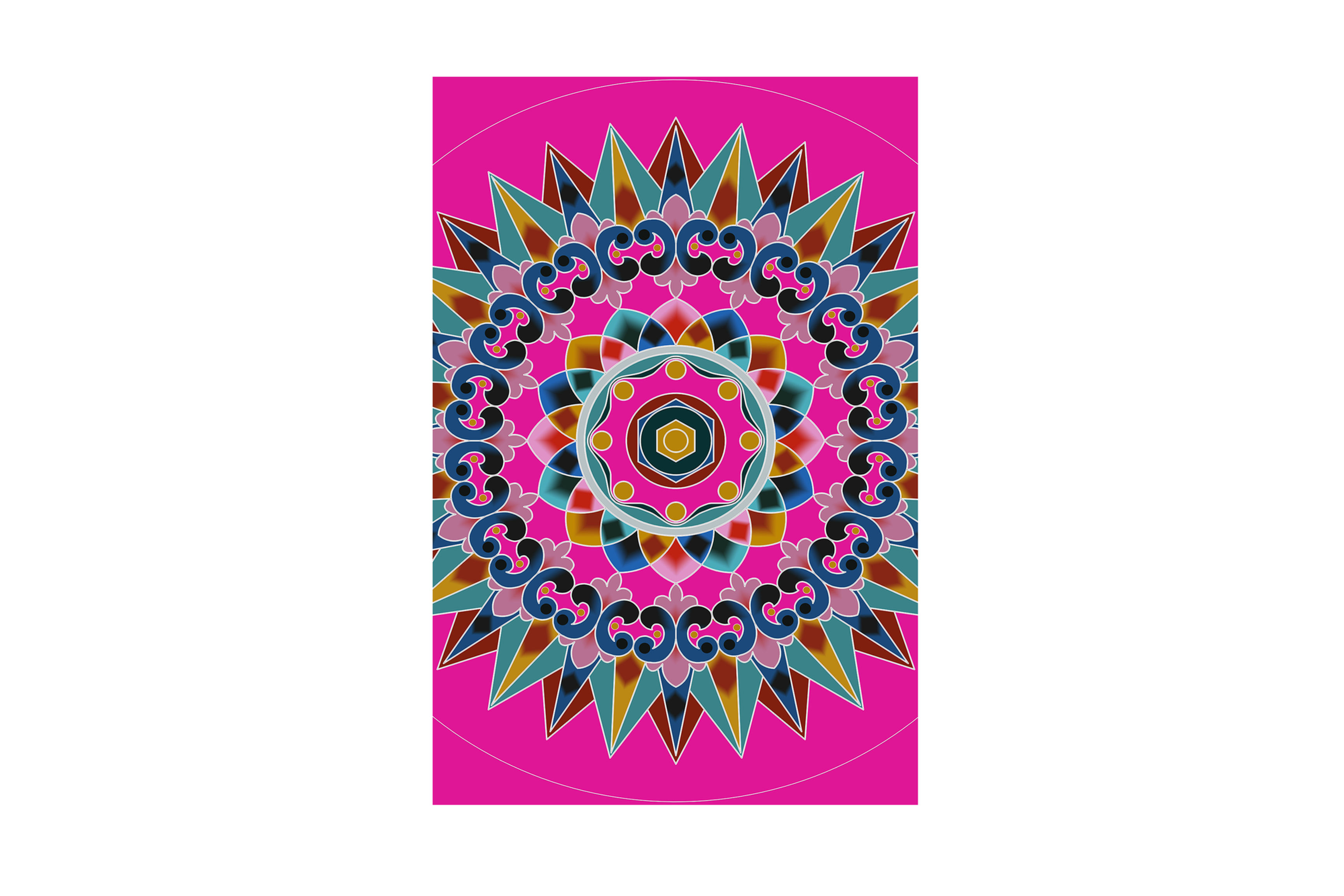 Fuchsia Oxcart Beach Wrap