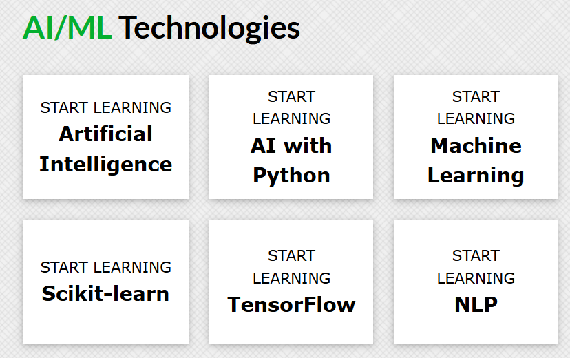 Thumbnail: AI/ML courses
