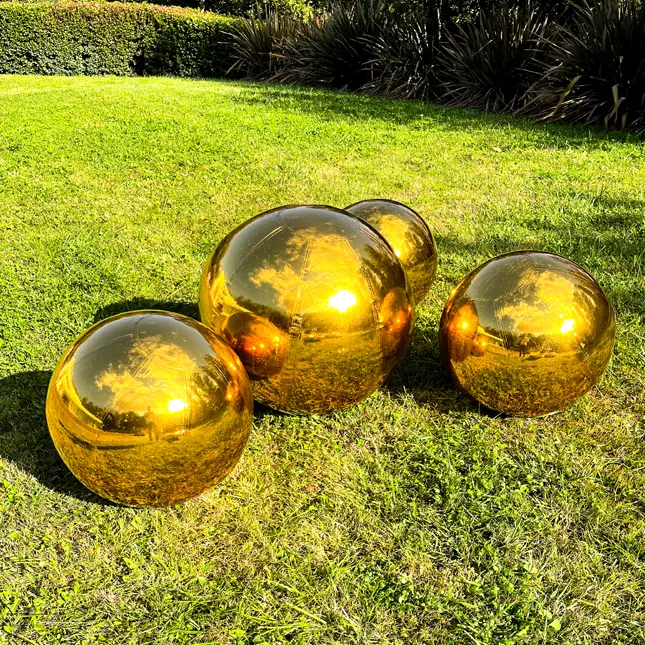 PopUp Déco Bulles Dorées Gonflables