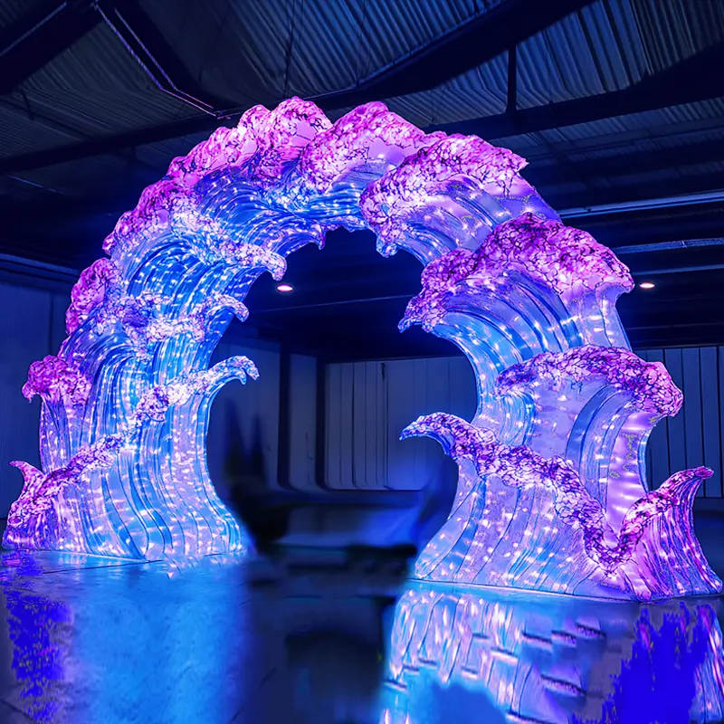 PopUp Arche Marine Néon UV Gonflable