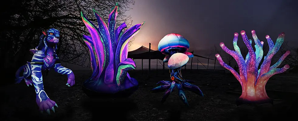 PopUp Déco Scéno Néon Uv Gonflable