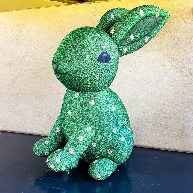 PopUp Lapin Vert Gonflable