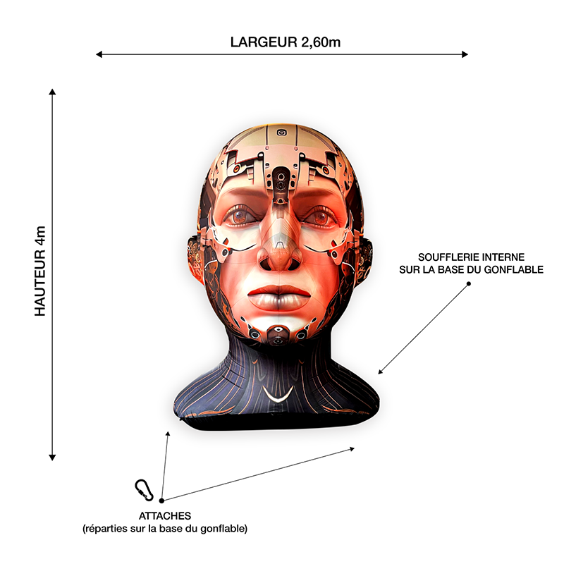 PopUp Humanoide Gonflable