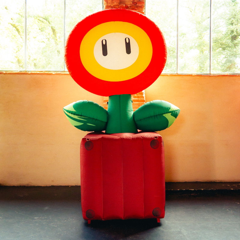 Fleur FEU Mario 2,5m