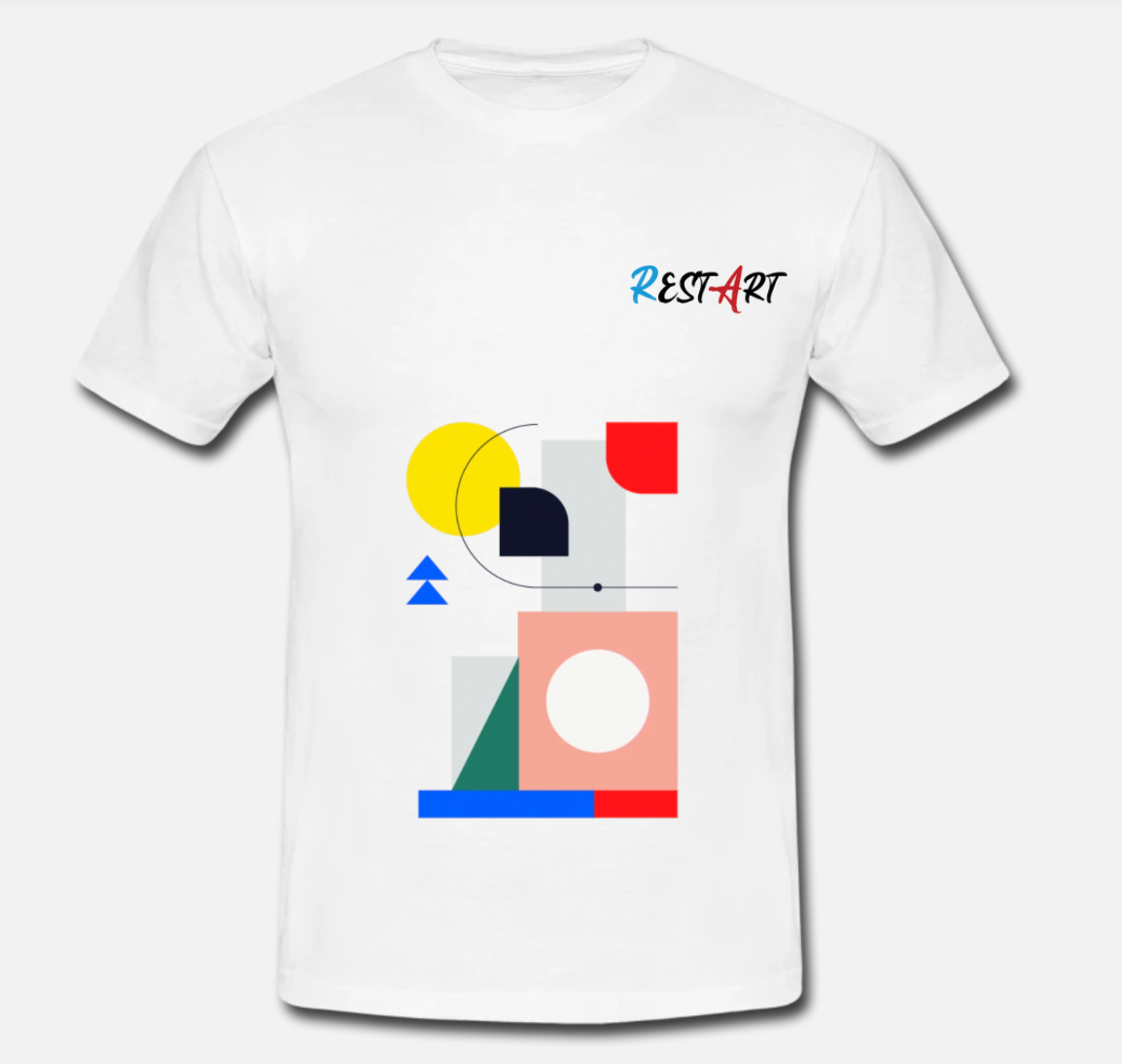 T-shirt con figure geometriche | RestArt 2021