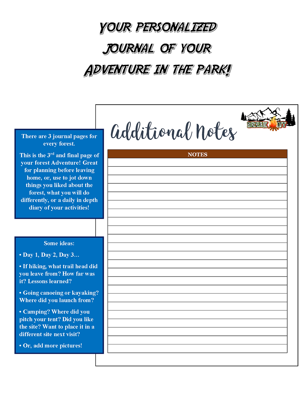 Thumbnail: National Forests Adventure Journal: DIGITAL DOWNLOAD