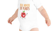  Real Woman Eat Plants Baby Bodysuits Apple 