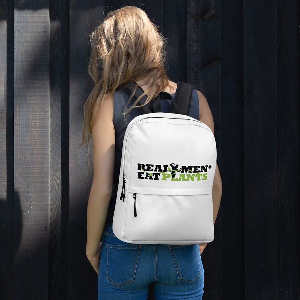 Thumbnail: Real Men Eat Plants Backpack