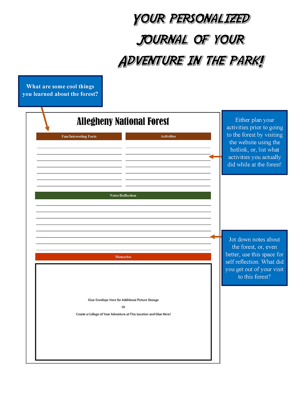 Thumbnail: National Forests Adventure Journal: DIGITAL DOWNLOAD