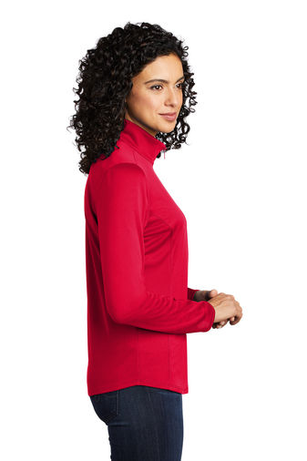 Thumbnail: Port Authority ® Ladies Silk Touch ™ Performance 1/4-Zip