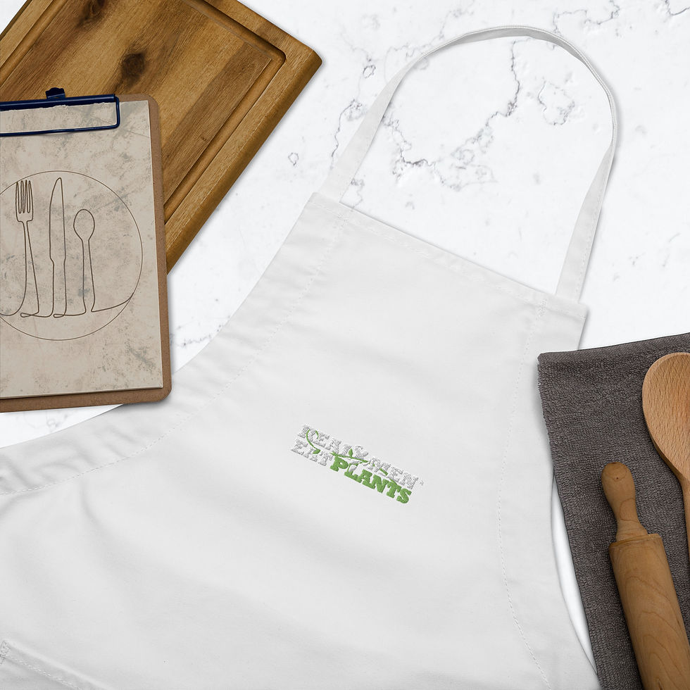 Thumbnail: Real Men Eat Plants Embroidered Apron