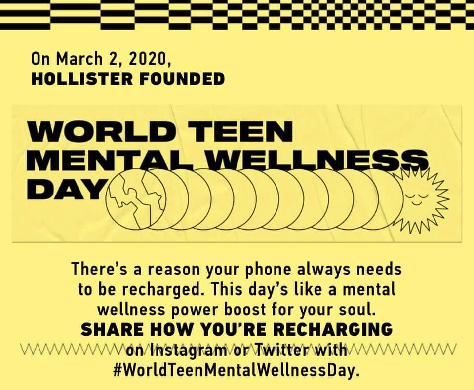 World Teen Mental Wellness Day