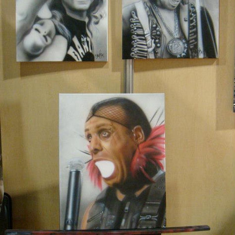 "Hetfield, Hendrix, Lindemann" Portrait sur demande