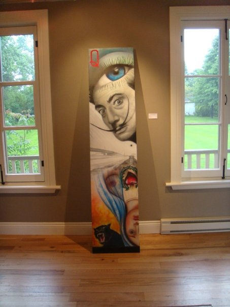 Peinture en acrylique sur toile - Exposition de Yan Pigeon artiste et peintre québécois 2