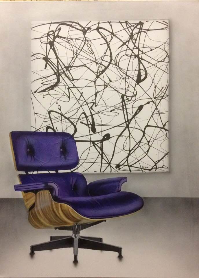 Toile artiste peintre | Yan Pigeon | Art abstrait