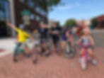 kids who ride bikes children bike tour cookie birthday party