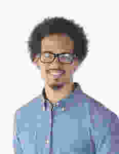Man wearing glasses
