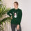 Thumbnail: Snowman with ASL "I Love You" and Cardinal | Snowflakes | Youth Long Sleeve
